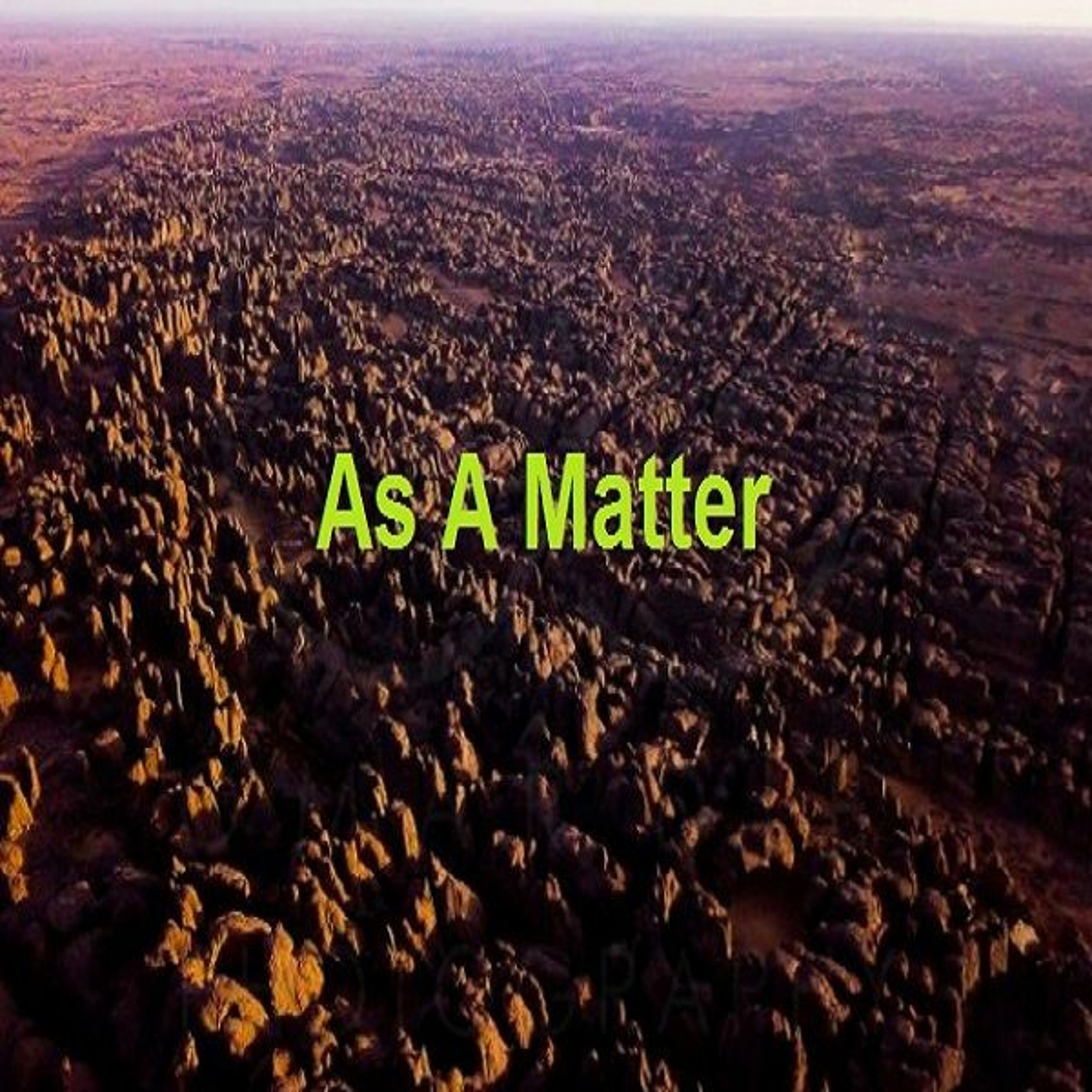 As A Matter episode artwork