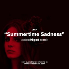 LANA DEL REY "summertime sadness" (remix by codec16god)