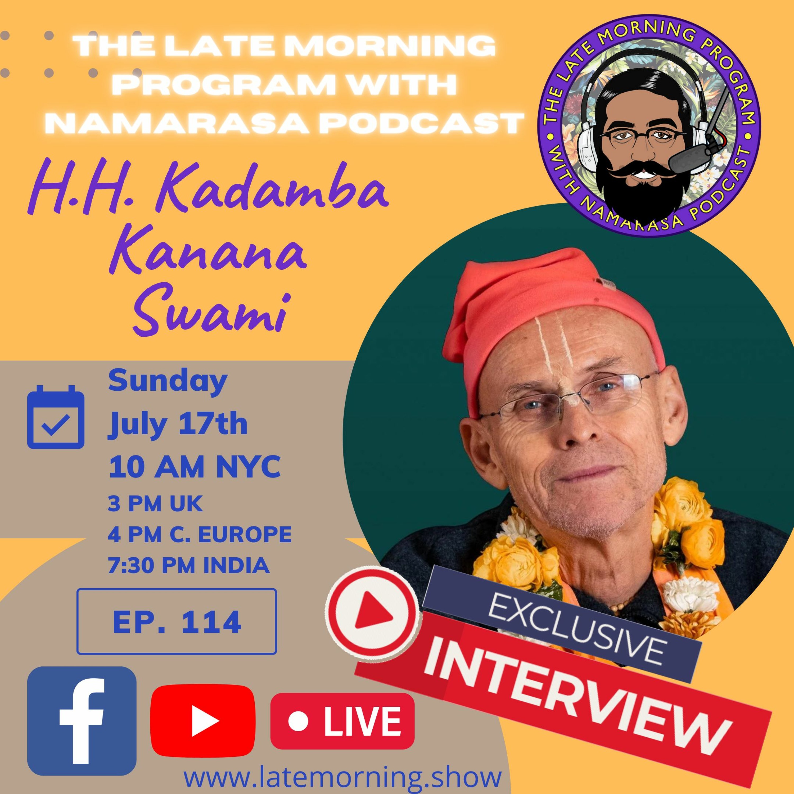 Ep. #114 | Interview with Kadamba Kanana Swami