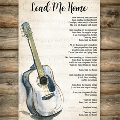 Guitar Lead me home lyrics poster