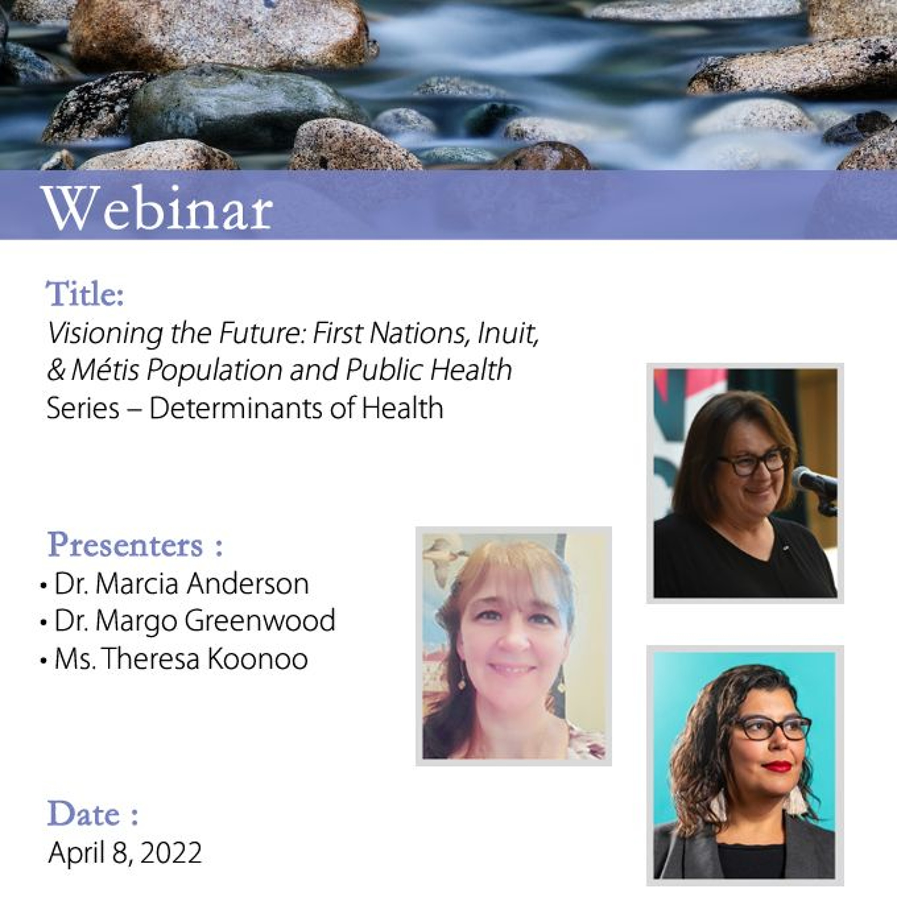 Visioning the Future: FNIM Population and Public Health Series – Determinants of Health