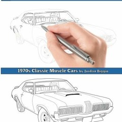 Read [EPUB KINDLE PDF EBOOK] Trace and Color: 1970s Muscle Cars: Adult Activity Book