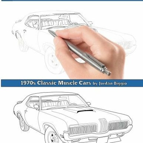 Read [EPUB KINDLE PDF EBOOK] Trace and Color: 1970s Muscle Cars: Adult Activity Book