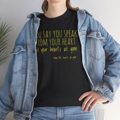 You Say You Speak From Your Heart But Your Heart's All Gone Lyric Blink-182 T-Shirt