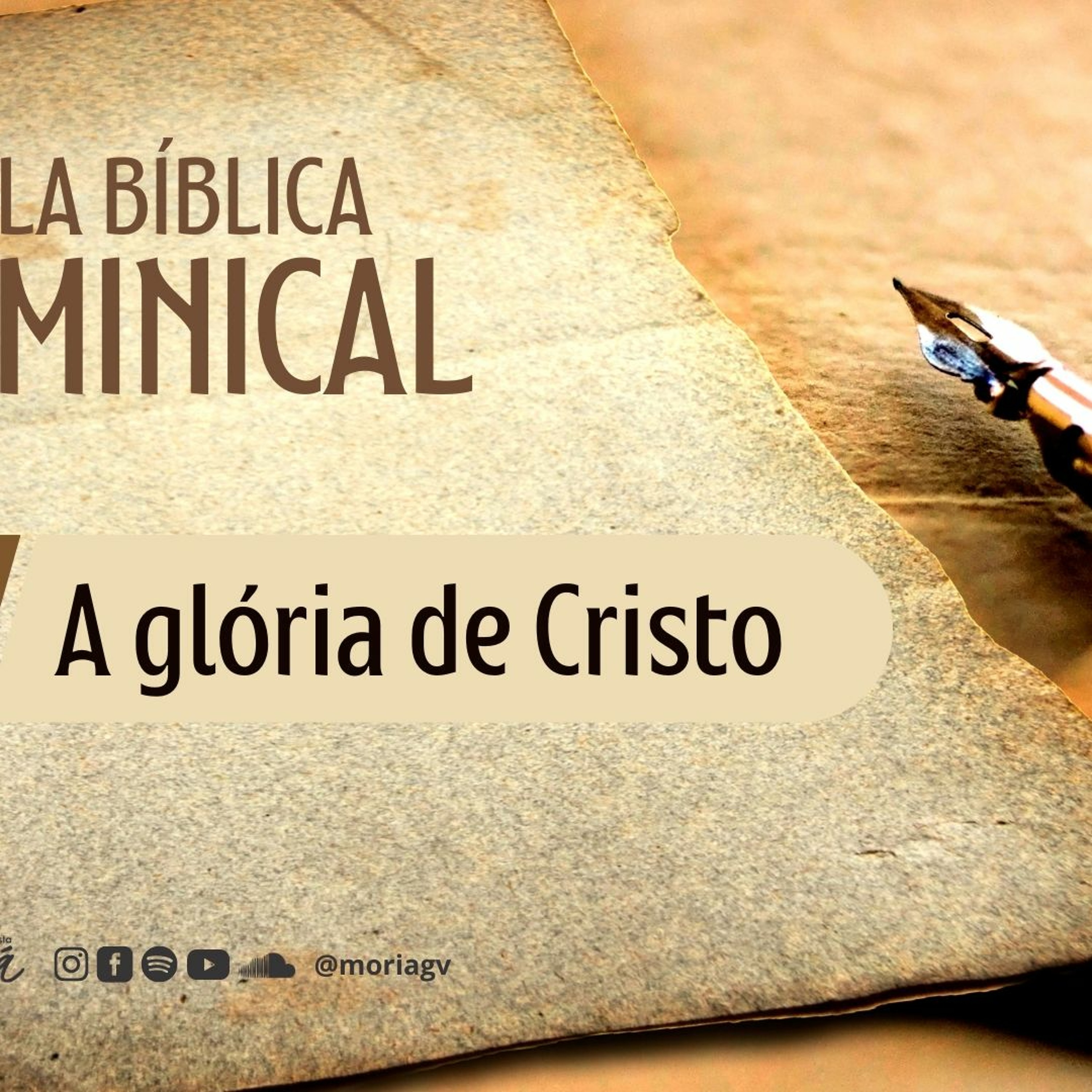 A glória de Cristo - Pr. Rimack Almeida - Escola Bíblica Dominical [22.10.2023] episode artwork