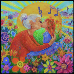 Grandma got a KISS from Hilma dear