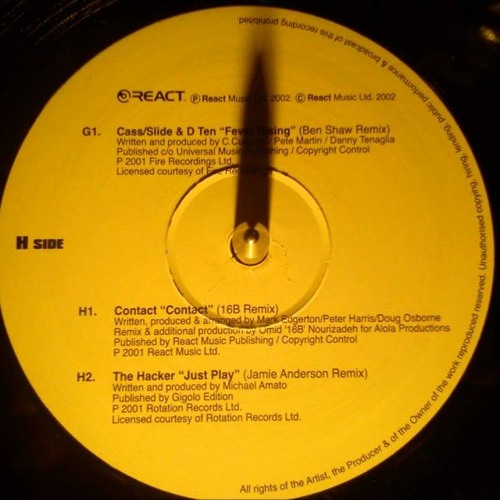 The Hacker - Just Play (Jamie Anderson Remix) (2001)