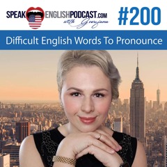 #200 Difficult words to  Pronounce in English