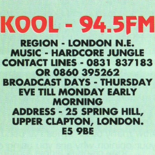 MC ID - Kool 94.5 FM - Early 1993