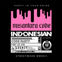 Official Merchandise Indonesian Code Party X Nusantara Code