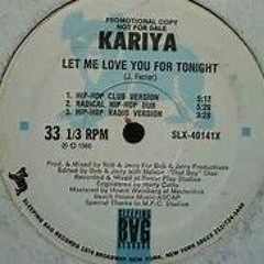 Kariya  Let Me Love You  93 remix