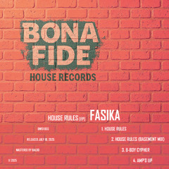 PREMIERE: Fasika - B-Boy Cypher [Bona Fide House Records]