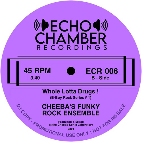 (ECR 006 - B)  CHEEBA’S FUNKY ROCK ENSEMBLE - Whole Lotta Drugs !