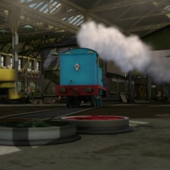 Thomas Rushes Out of the Steamworks