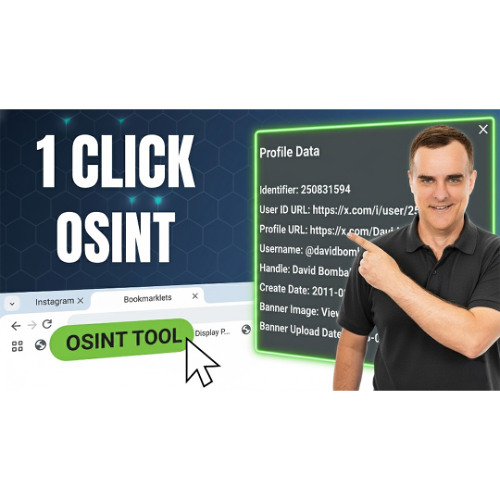 #519: Build Your First OSINT Bookmarklet in 5 Minutes