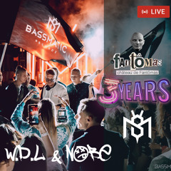 W.D.L & NOBE - Live @ Fantomas Rooftop 29.08.2022 | 3 Years Bassmatic records