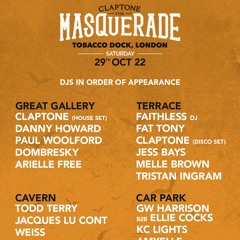 Tristan Ingram LIVE Claptone Masquerade Halloween Ball, Tobacco Dock, London 29.10.2022