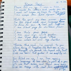 Blank Page (With Piano, Harp & Strings)