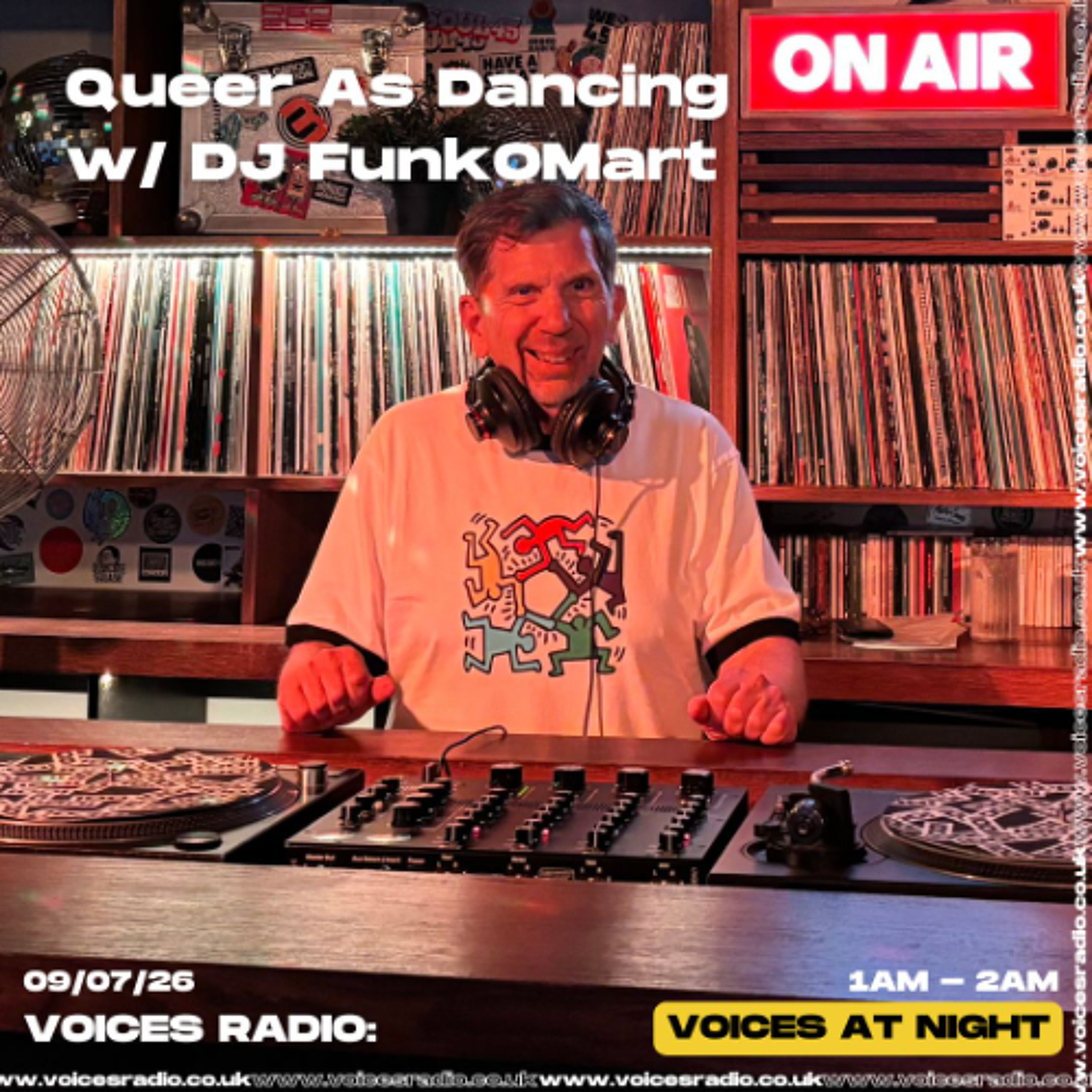 Queer As Dancing w/ DJ Funk-O-Mart - 08/07/26 - [Voices Radio] episode artwork