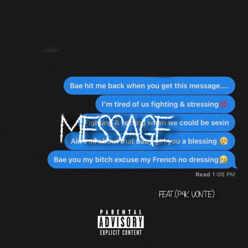 Message (Feat. P4k Vonte)