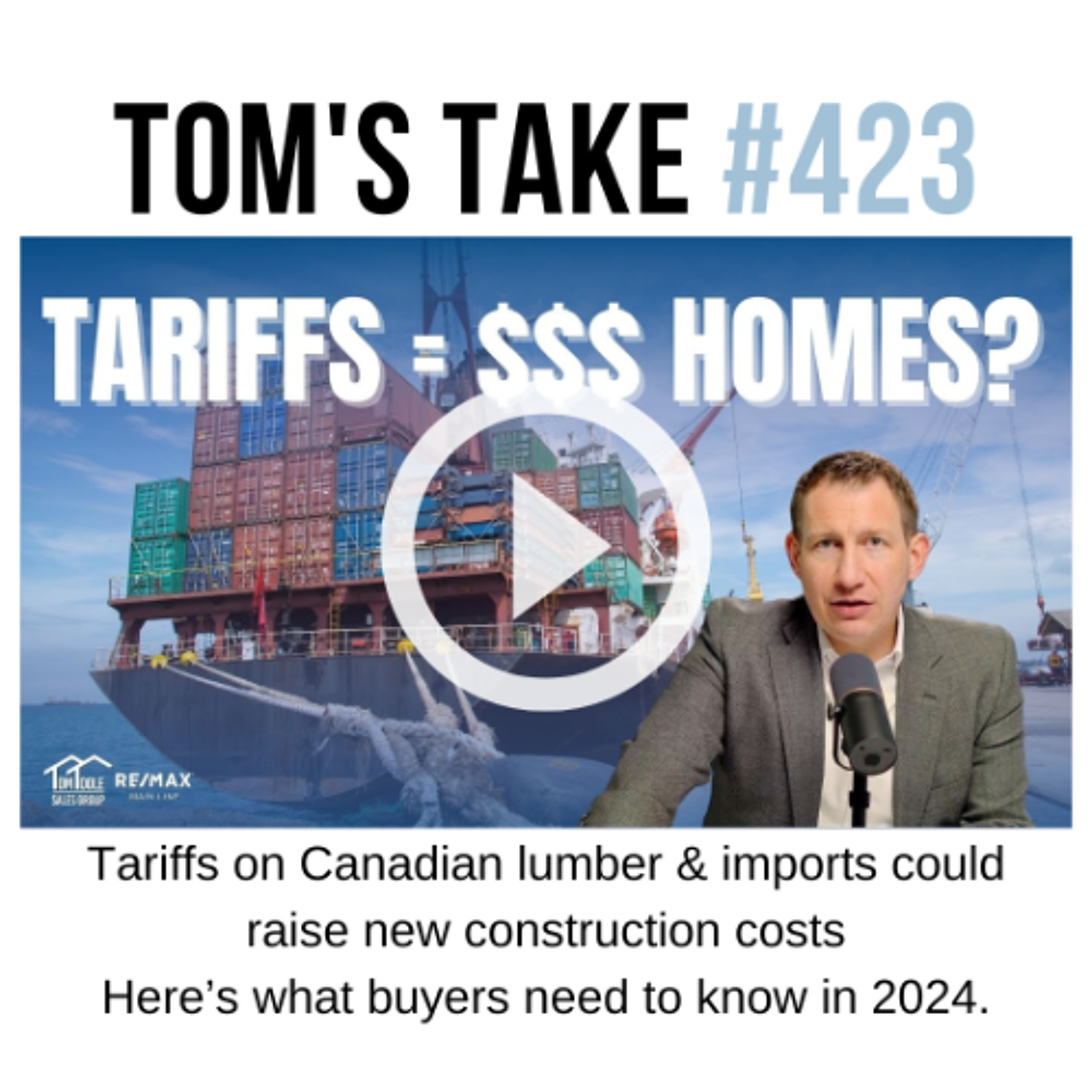 📈 Will Trump’s Tariffs Spike New Home Prices? | Tom’s Take 423 episode artwork