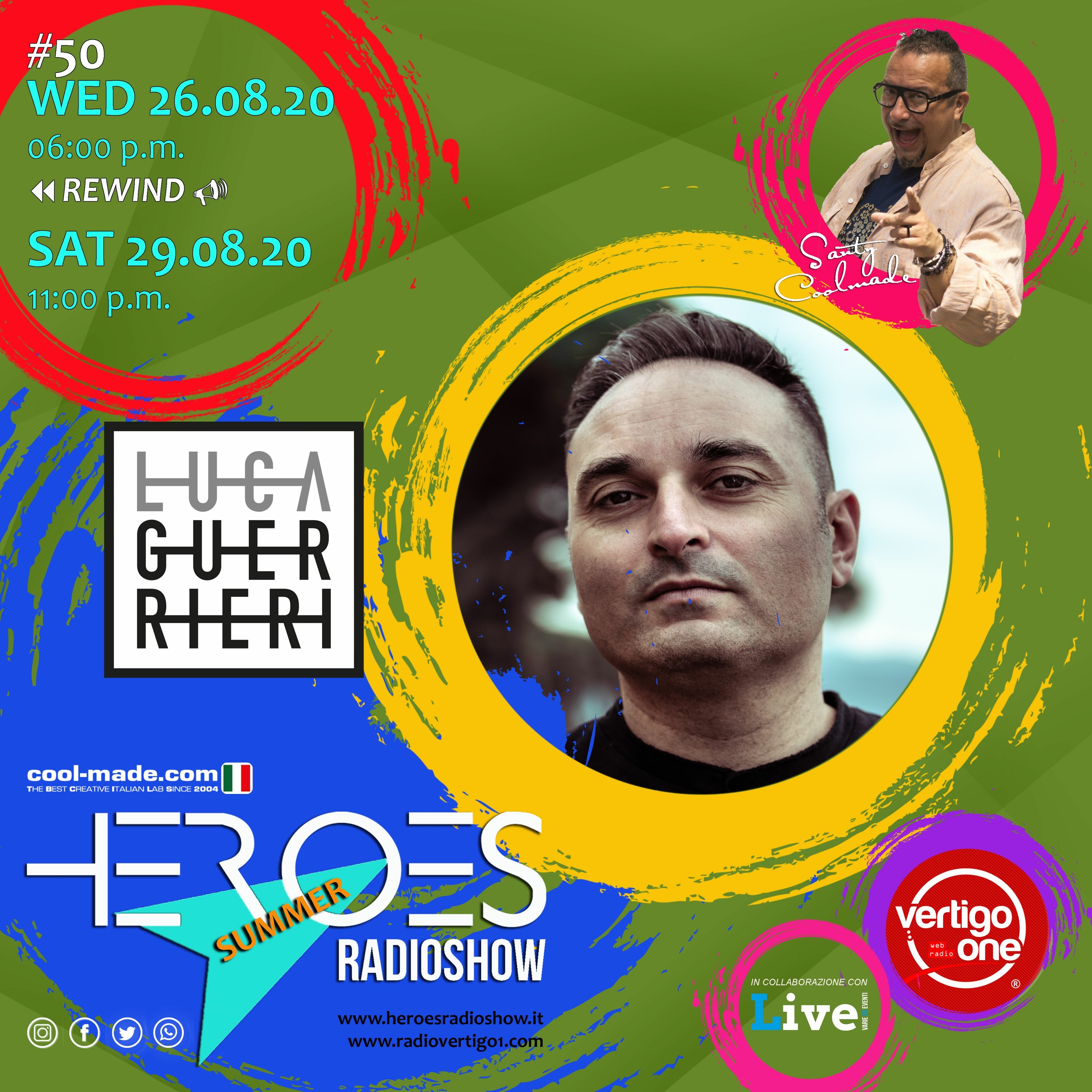 #50//2019-20> HEROES RadioShow - Special Guest LUCA GUERRIERI episode artwork