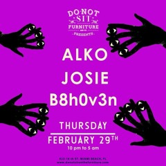 opening set - at the DO NOT SIT club in Miami 02 - 29 - 24