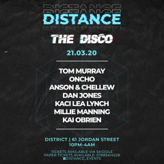 MILLIE MANNING - Distance Promo Mix -  21.03.20