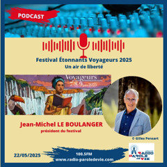 35e Festival Etonnants Voyageurs - Jean-Michel LE BOULANGER Président du Festival
