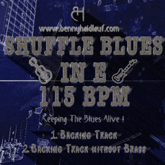 Shuffle Blues in E 115 Bpm (without Brass)