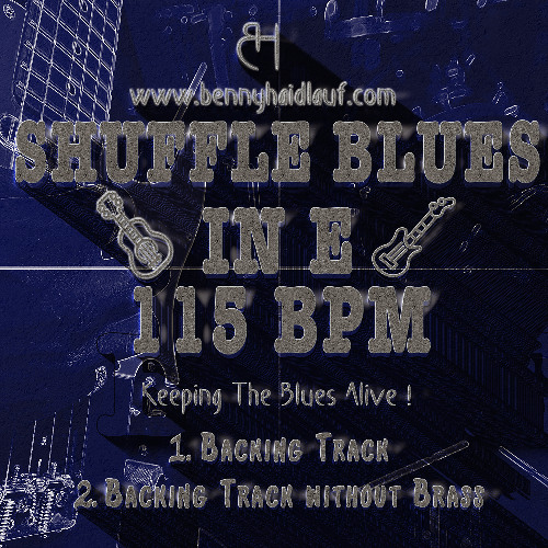 Shuffle Blues in E 115 Bpm