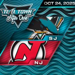 San Jose Sharks @ New Jersey Devils - 10/24/2025 - Teal Town USA After Dark (Postgame)
