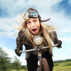 Happy But A Little Scary Cycling