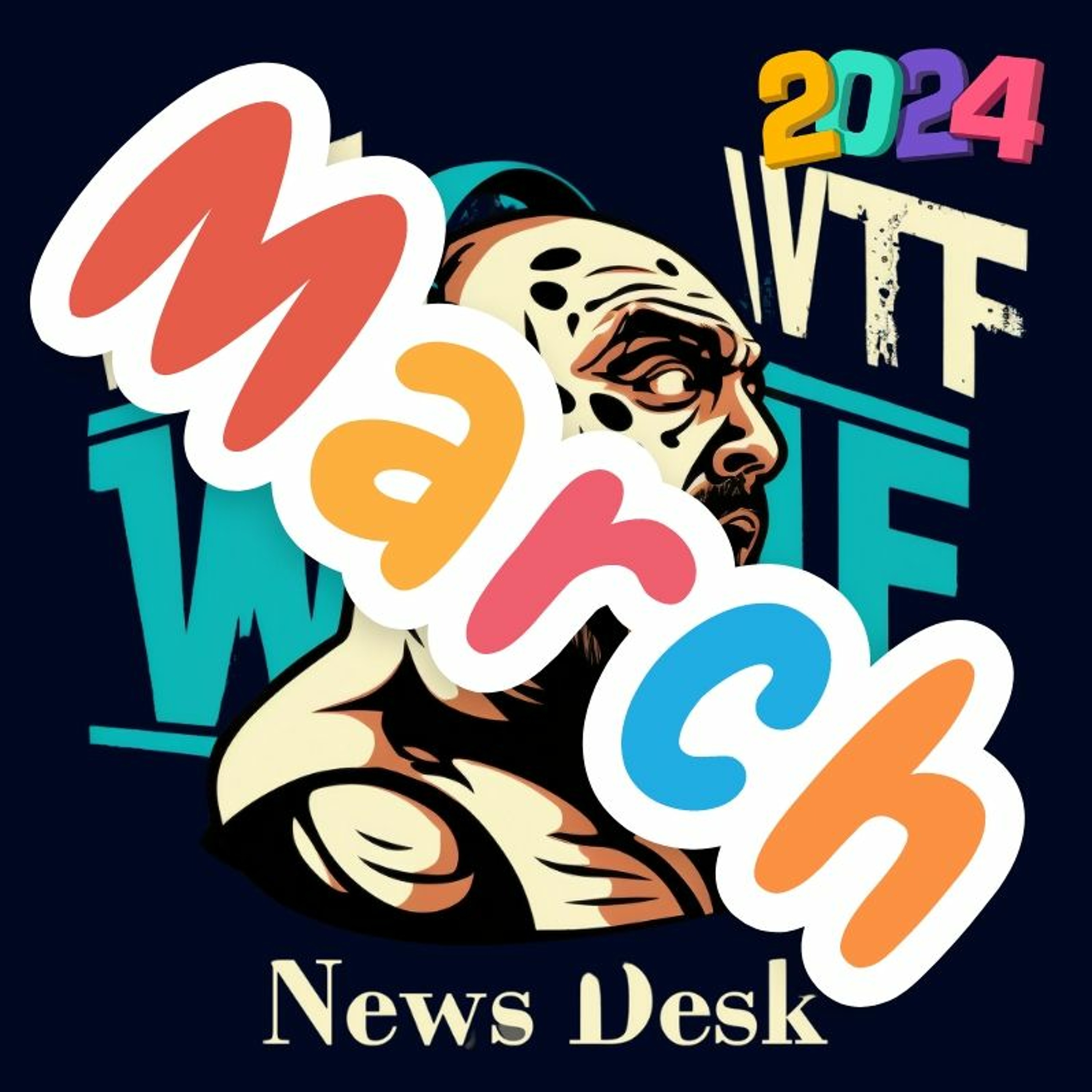 Cool Kids Countdown Ep 155: "The WTF News Desk, "March, 2024, Episode 824 episode artwork