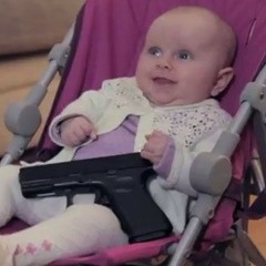 Baby with a gun