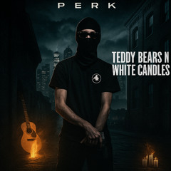 teddy bears n white candles