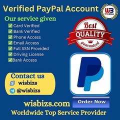 Buy Verified PayPal Accounts [us verified and personal or business]