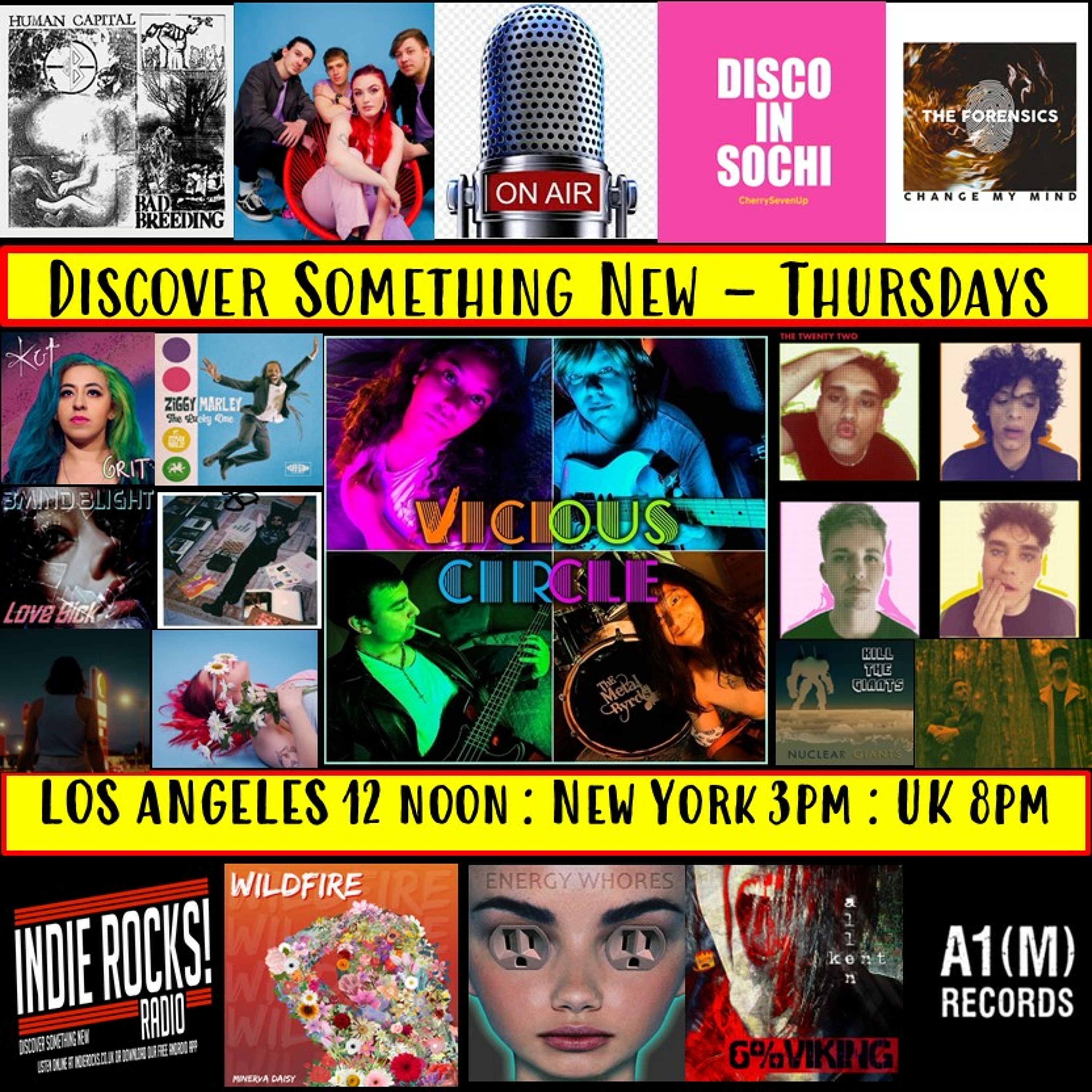 A1M new Music Show - Discover New Music - Indie Rocks Radio