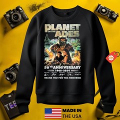 Kingdom Of The Planet Of The Apes 56th Anniversary 1968-2024 Thank You Shirt
