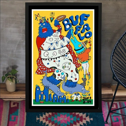 Stream Buffalo Bills vs Miami Dolphins Jan 7 2024 Poster Bills vs