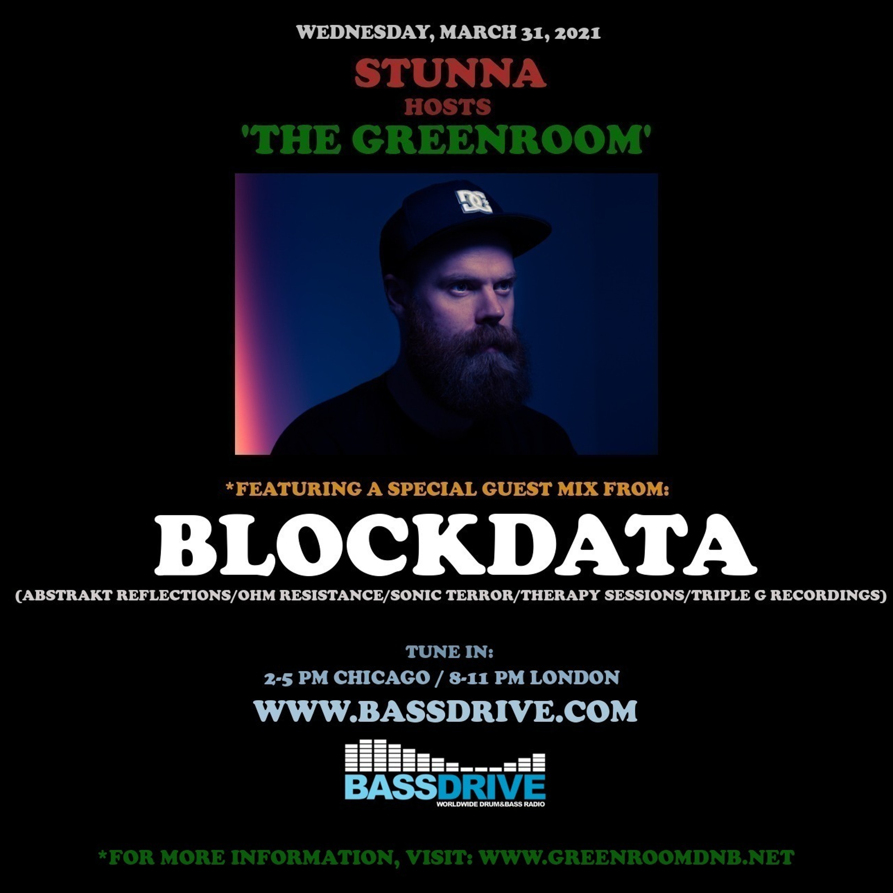 STUNNA Hosts THE GREENROOM with BLOCKDATA Guest Mix March 31 2021 episode artwork