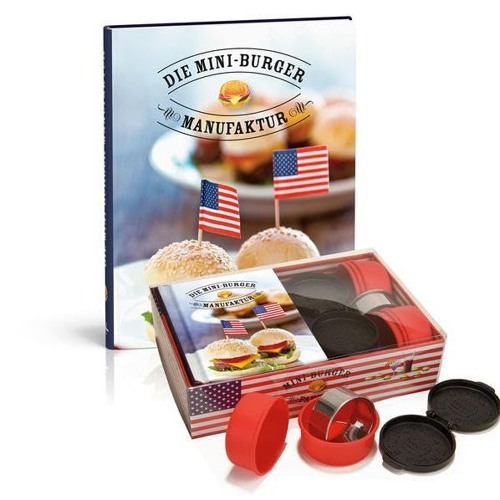 read Die Mini-Burger-Manufaktur. (inkl. Geschenkbox mit Rezeptbuch. sechs Silikonformen. Mini-Pres