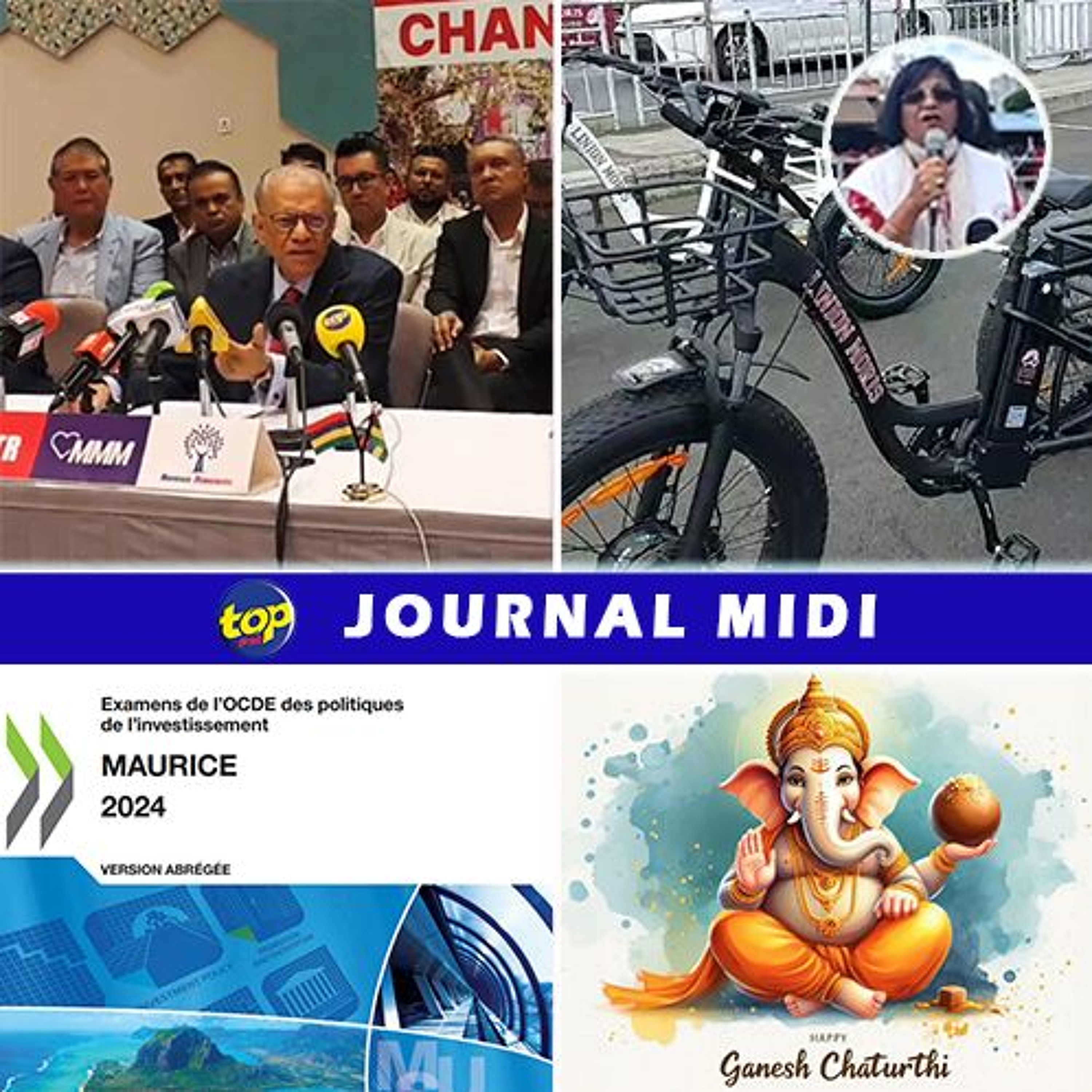 Le journal de midi de ce samedi 7 septembre 2024