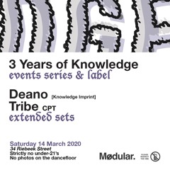 DJ Set @ Mødular for 3 Years Of Knowledge