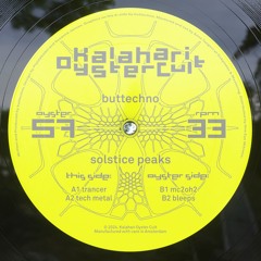 Buttechno - solstice peaks | Kalahari Oyster Cult (OYSTER57)