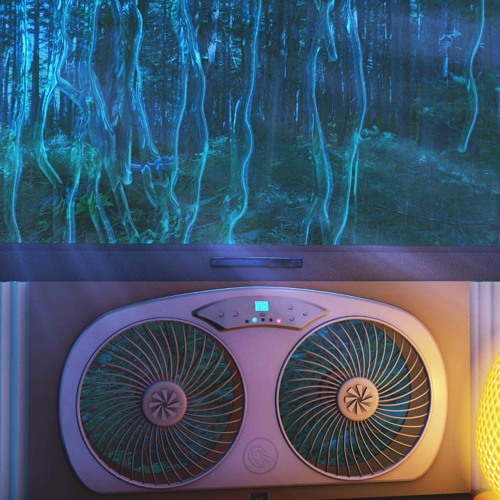Rain On Window + Fan White Noise To Fall Asleep And Stay Asleep (75 Minutes)