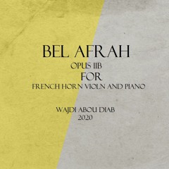 BEL AFRAH | FRENCH HORN TRIO | WAJDI ABOU DIAB | وجدي ابوذياب | بالافراح