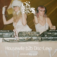 Housewife b2b Disc-Lexa - OE-AA-SIES - Friday Afternoon @ Afrikaburn 2024