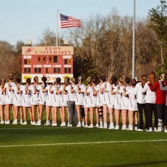 Elon University Women’s Lacrosse Warmup 2024