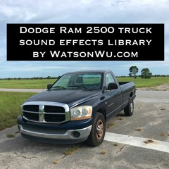 Dodge Ram 2500 v8 truck sound effects library